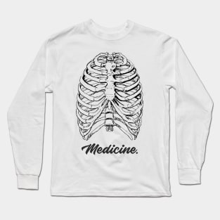 Medicine Anatomy Rips - Medical Student in Medschool Long Sleeve T-Shirt